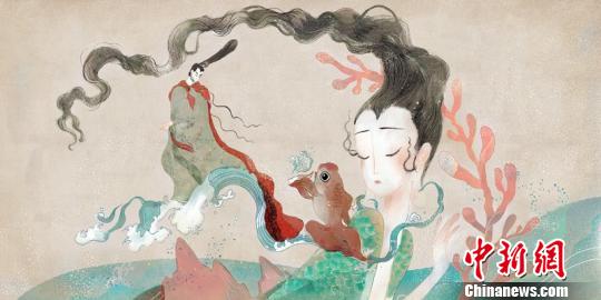 浙江一90后女孩绘《洛神赋》 再现洛水绝恋(图)