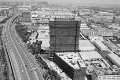 停工的北阜时代广场