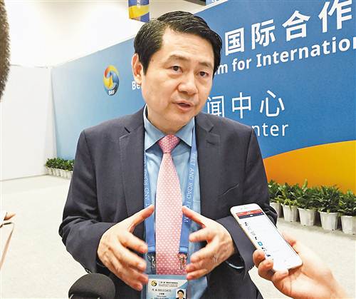 中国与全球化智库主任王辉耀。记者 陈钧 摄