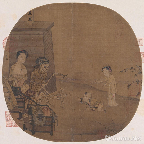 李嵩 骷髅幻戏图 故宫