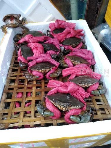 蟹“困”吸水绳 虾“忙”成网红 探访虾蟹市场