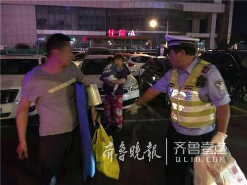 青岛：孕妇临产，丈夫酒后冒险驾车上高速送医