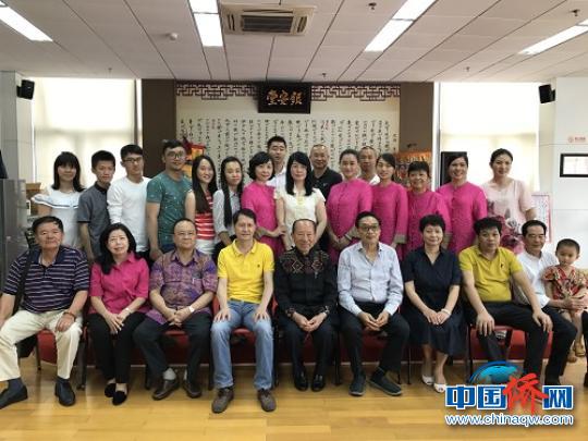 中国侨网印尼东方音乐基金会到访厦门同安。　叶小珊　摄