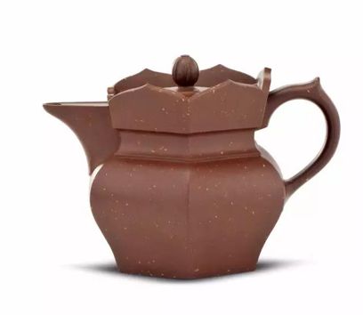 当代 顾景舟制高僧帽壶 高 9.7cm 宽 13.3cm 王度、黄玄龙、陈增鼎旧藏 