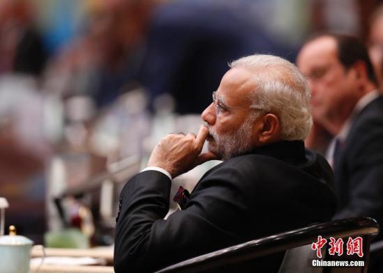 资料图：印度总理莫迪。 中新社记者 杜洋 摄