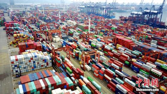 资料图：航拍深圳盐田港集装箱码头。<a target='_blank' href='http://www.chinanews.com/'>中新社</a>记者 陈文 摄