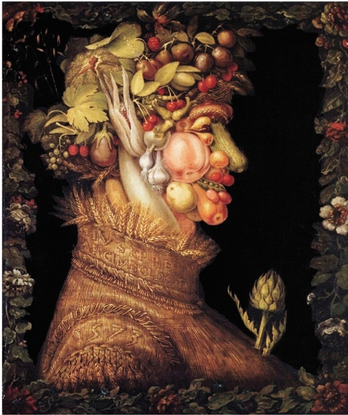 朱塞佩·阿尔坎博托 夏 布面油画 1563年