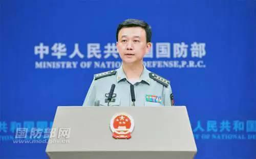▲6月29日，国防部新闻局副局长、国防部新闻发言人吴谦大校答记者问。