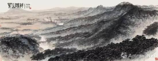 傅抱石《茅山雄姿》 成交价：1.87亿元 &nbsp;保利拍卖