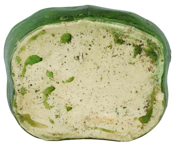 北宋吉州窑绿釉蕉叶纹枕2