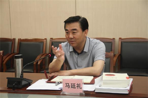 马廷礼:政治培训放在首位 不断提升“五个能力”