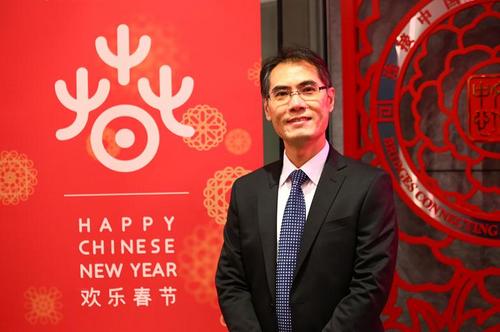 中国侨网巴黎中国文化中心主任严振全。（法国《欧洲时报》）