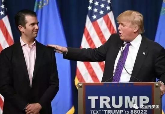 媒体:川普大儿子争宠争不过妹妹 又把爹坑大发了
