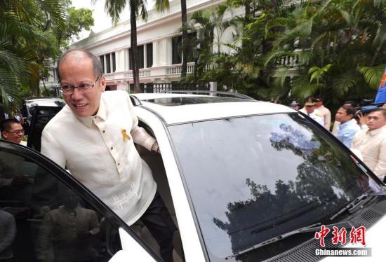 图为阿基诺。<a target='_blank' href='http://www.chinanews.com/'>中新社</a>记者 malacanang 摄