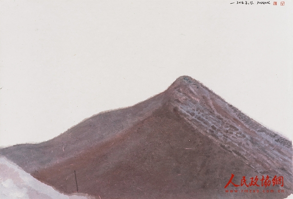 9-雍梁行5  63×93cm 2016 水墨