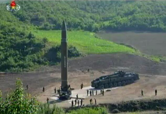 朝鲜洲际导弹火星-14（资料图）