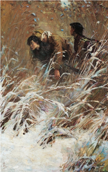 王德威 英雄的姐妹们 199×124cm 油画 1957年