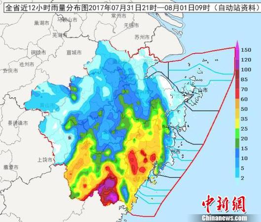浙江受台风外围影响局部仍有暴雨高温不日卷土重来