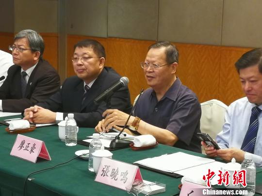 会台湾律师代表对大陆司法行政部门为推动台湾中青年法律人才来大陆考试实习从业、融入大陆经济社会发展所做的真诚努力表示感谢?！≤缝?摄