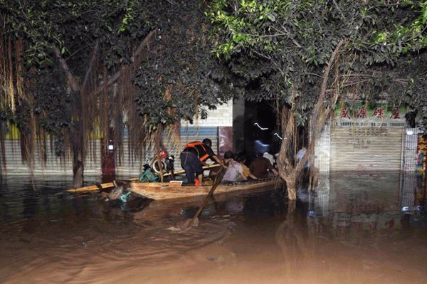 陕西遭遇百年不遇洪水