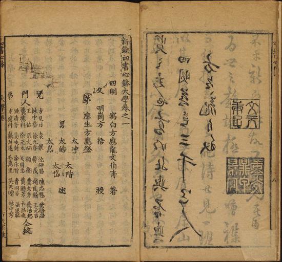 新鍥四書心鉢 ： 9卷，方應龍， 明萬曆