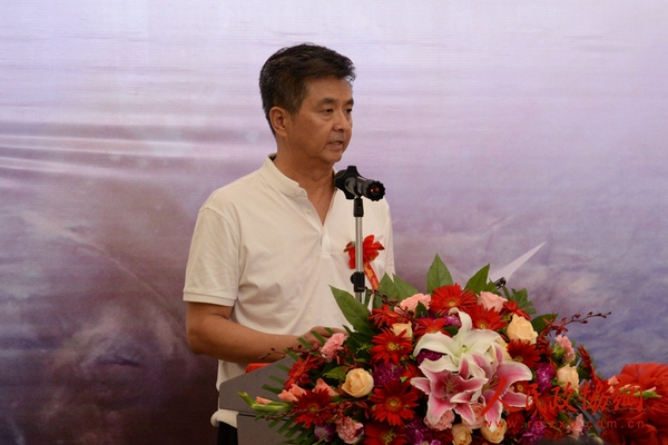 中国岩画学会会长王建平讲话