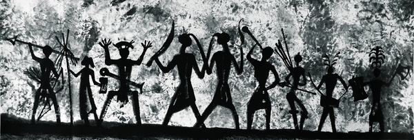 大地主人2016年纸本水墨136CMX40CM