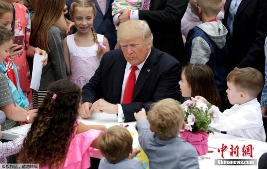 资料图：美国总统特朗普。