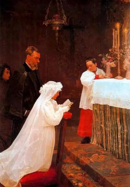 First Communion，1896