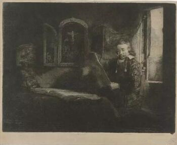 Rembrandt,《Abraham Francen医生肖像》，1655 –1659年中，阿姆斯特安国家博物院