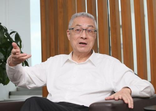 　　吴敦义：没听过朱立伦说2018不选台北市长。(图片来源：台湾《联合报》) 