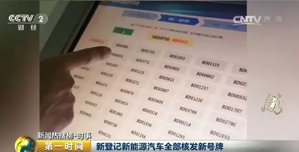 新能源汽车专用号牌来了！以后，你的车牌长这样