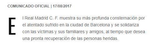 巴塞罗那恐袭：西甲赛前将默哀 众球星送上哀悼