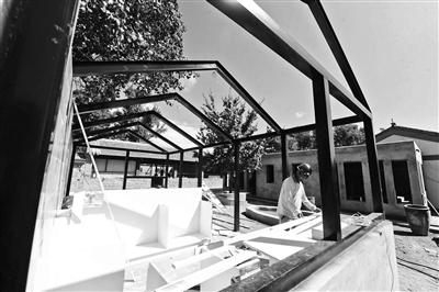 张山营镇后黑龙庙村，村民张晓燕将闲置房屋改造成民宿