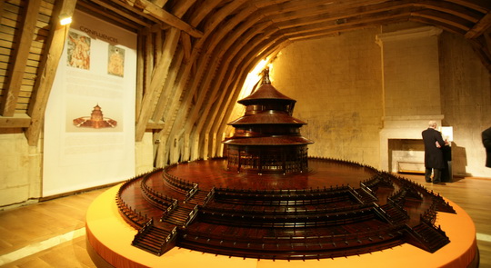 紫檀雕天坛祈年殿