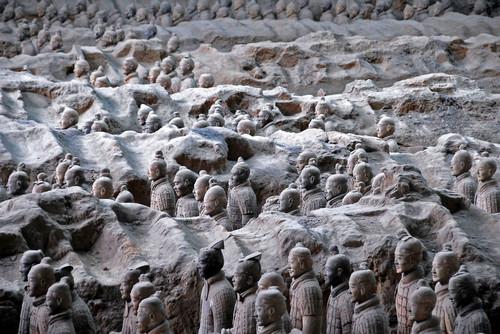 英媒称兵马俑所用黏土