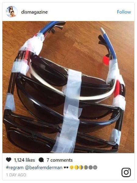 “#regram @beafremderman”。图片：DIS Magazine的Instagram