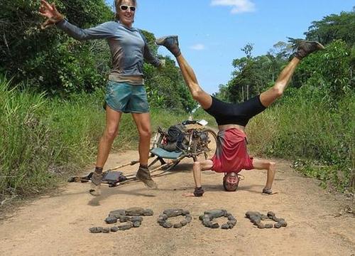 英夫妇跑步上万公里穿越南美洲 称生活真实自然