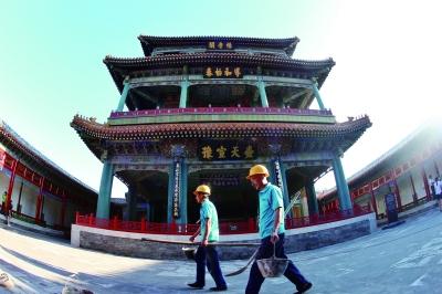 戏曲馆修缮完工，装修一新的戏曲馆将于近日向游客开放        记者 刘畅