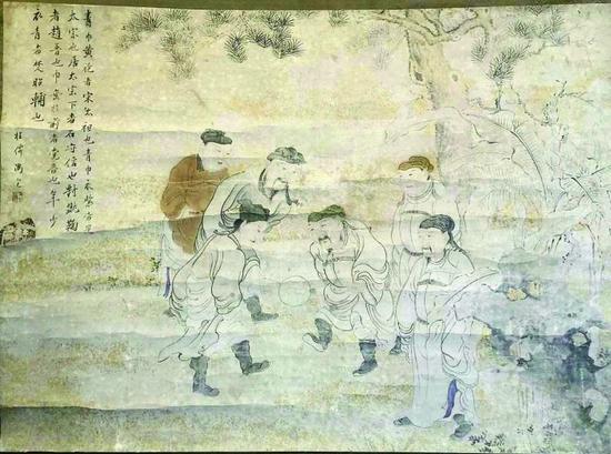 《宋太祖蹴鞠图》