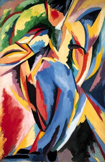 阿尔贝托·马涅利(意大利)《抒情爆炸第19号》。(成都博物馆供图)