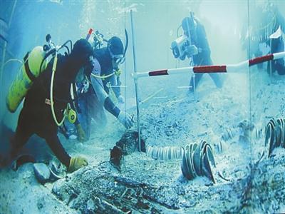 水下考古作业