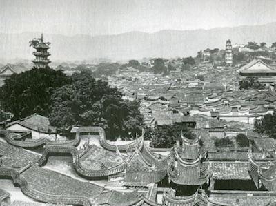 乌塔与白塔，现藏福州市档案馆，Ted Francis Jones摄