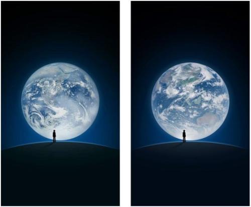 微信启动页背景变化对比图。微信供图