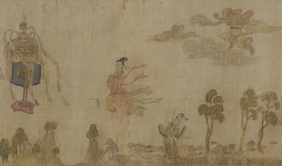 佛利尔美术馆藏《洛神赋图》宋摹本局部