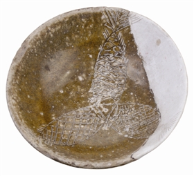 图1：寿州窑黄釉刻三鱼纹碗_b