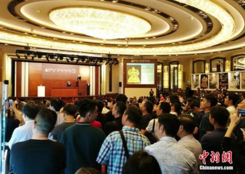 资料图：2017香港秋季拍卖季。<a target='_blank' href='http://www.chinanews.com/'>中新社</a>记者 杨可佳 摄