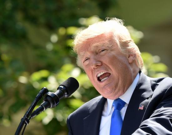 资料图：特朗普。新华社记者殷博古摄