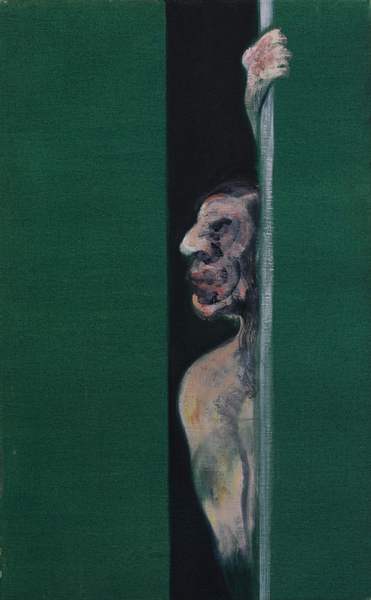 3、培根 《抬手的男人》