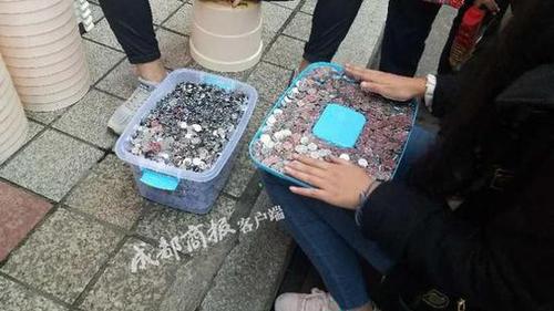 雅安老师离职后收到16660枚硬币的押金 花4小时才数完
